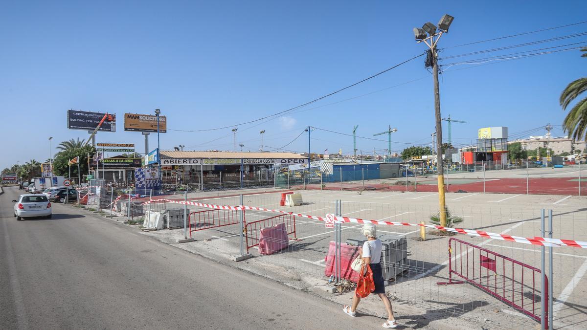Desmantelamiento de parte de las instalaciones de Go Karts en octubre de 2022 por el proyecto de reparcelación