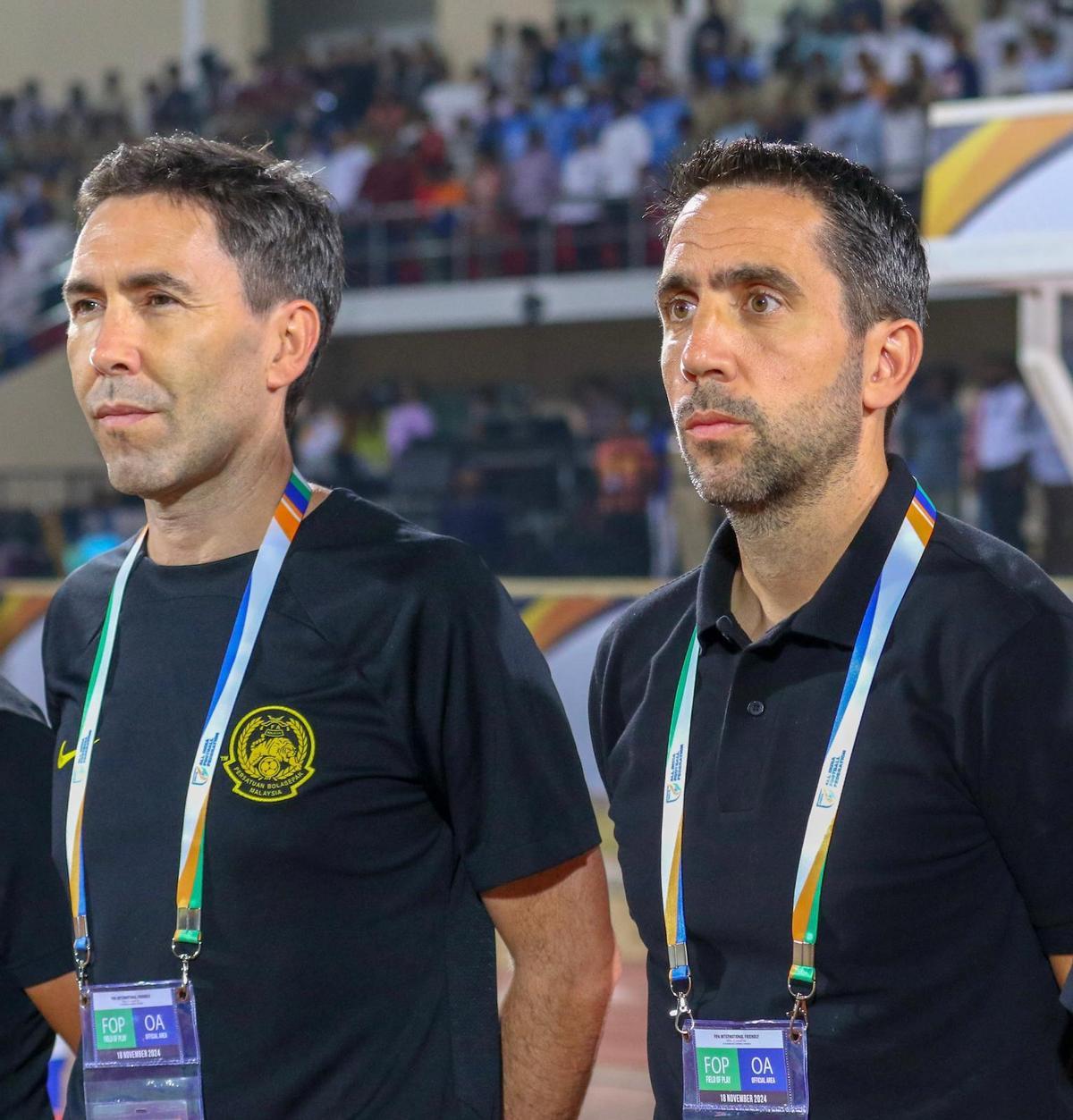Juan Torres, con Pau Martí en la selección de Malasia