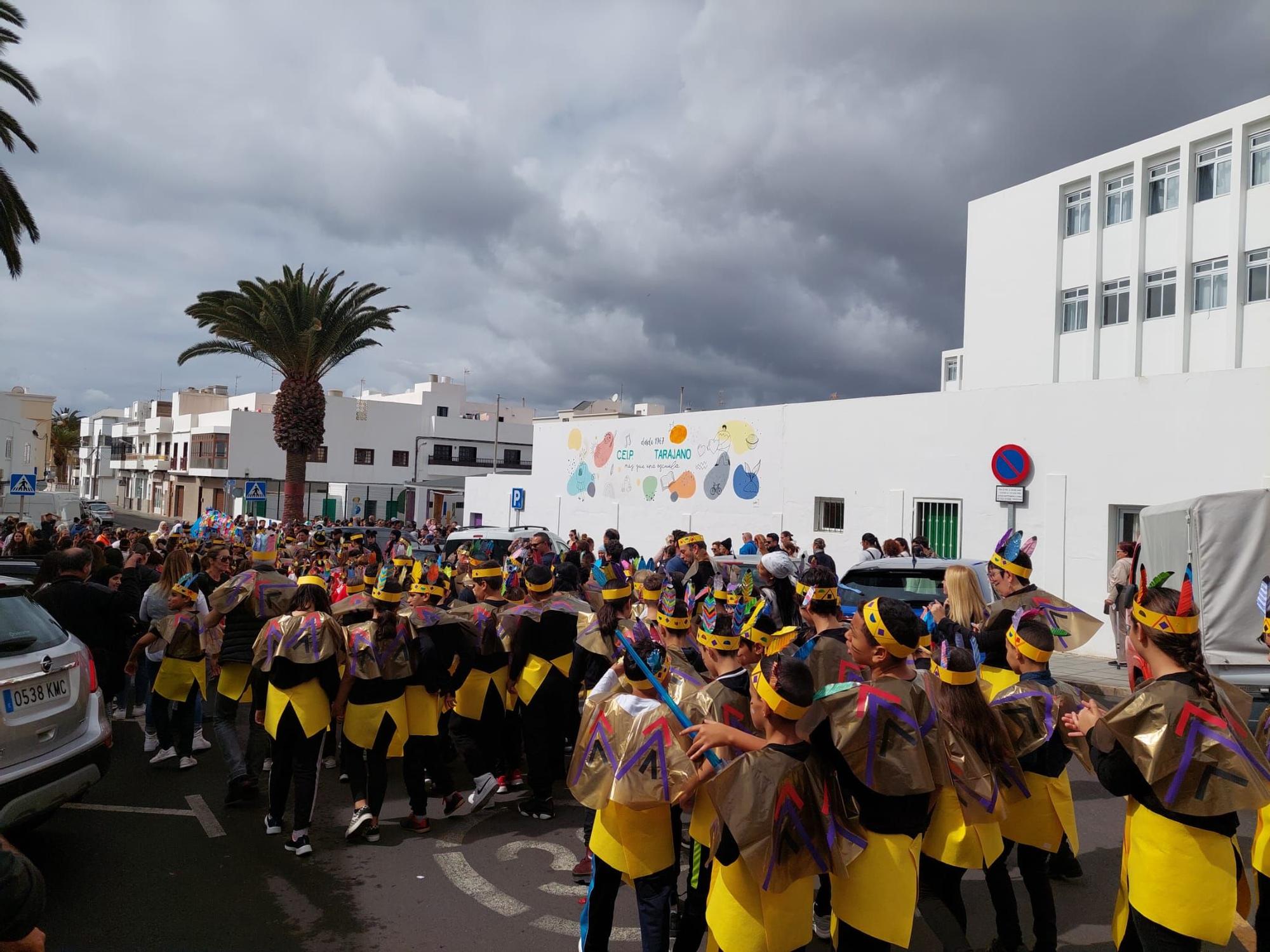 Pasacalles escolar en Arrecife