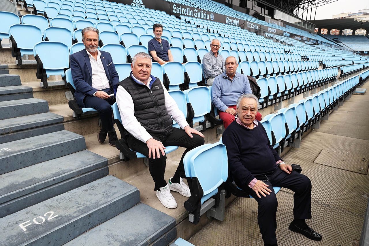 Manolo Rodríguez, Juan Fernández, José Luis Villar, Fernando Rodilla, Gabriel Lezcano y Paco Doblas