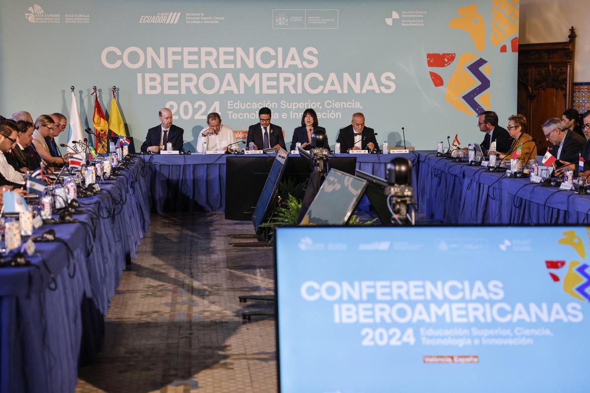 Reunión de la cumbre iberoamericana de Ciencia en València.
