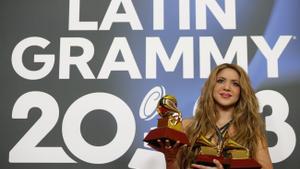 Shakira, en los Latin Grammy.
