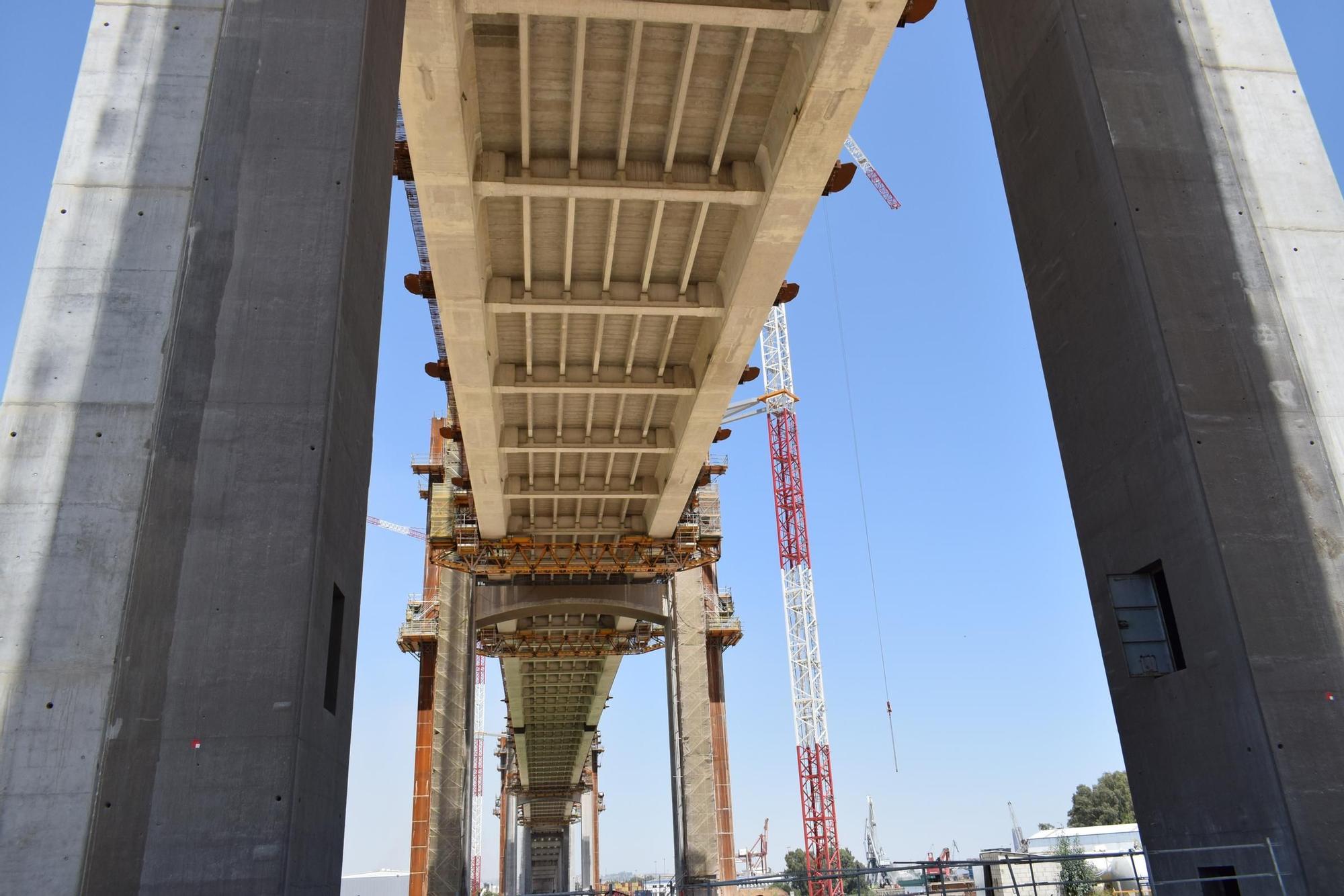 Puente del Centenario en obras