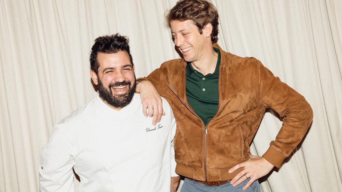 El chef ejecutivo de Big Mamma en España, Daniele Tasso, y Tigrane Seydoux, cofundador del grupo de restauración.