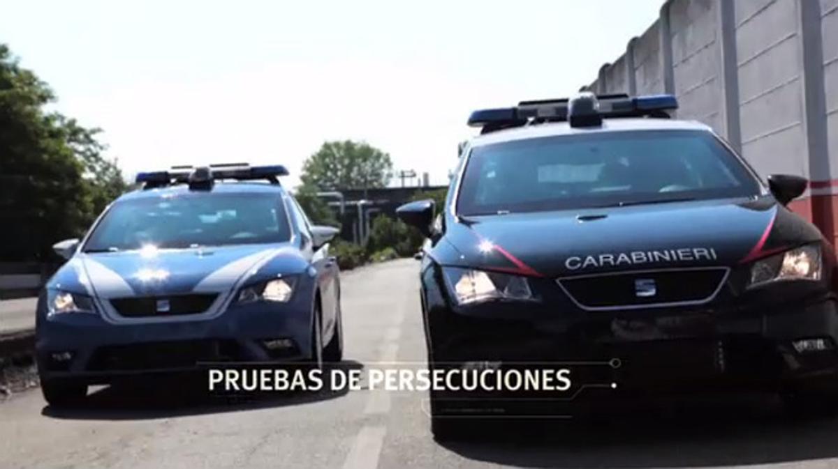 Les proves que ha passat el nou cotxe de Seat per a la policia italiana.
