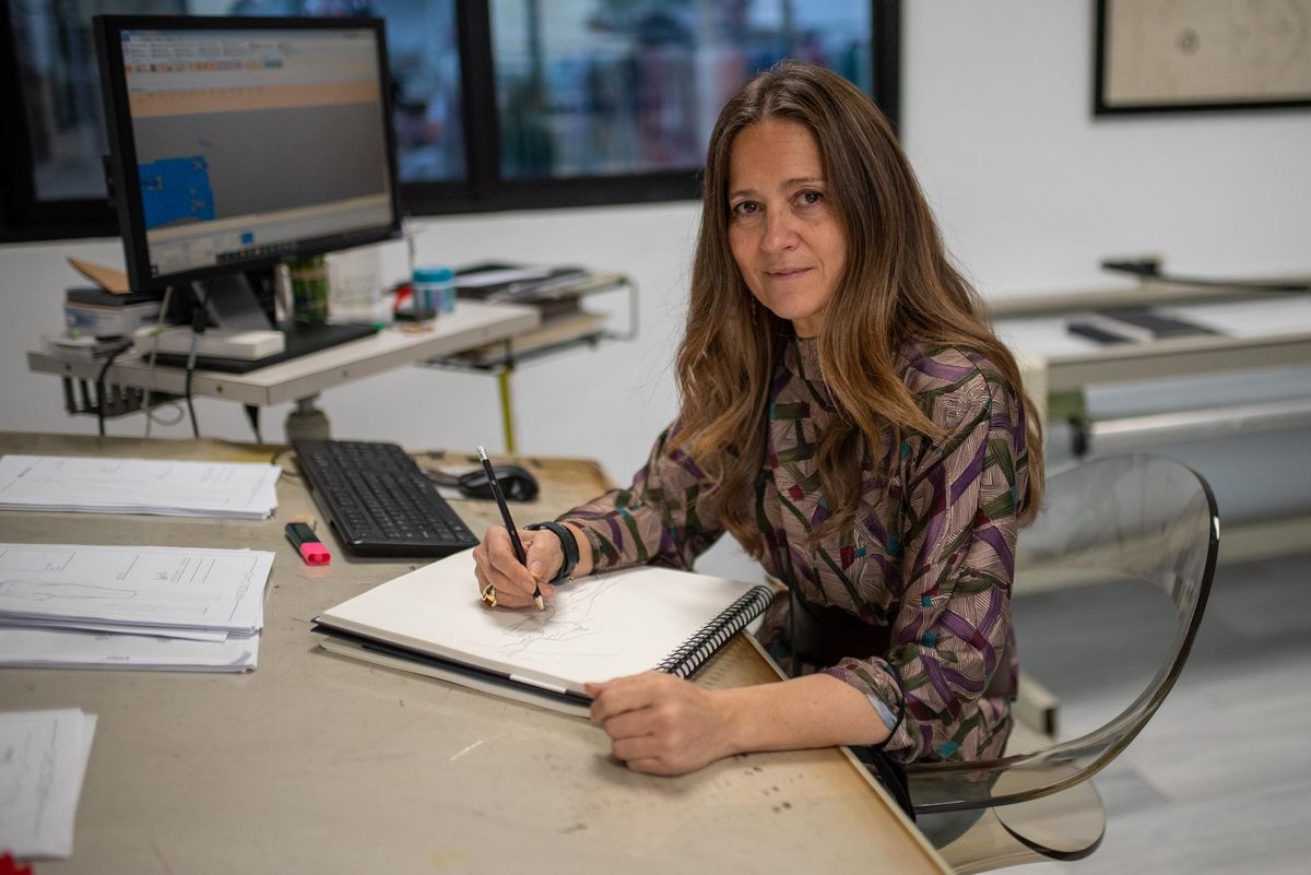 Marisa Gutiérrez es la principal diseñadora de la firma Matilde Cano
