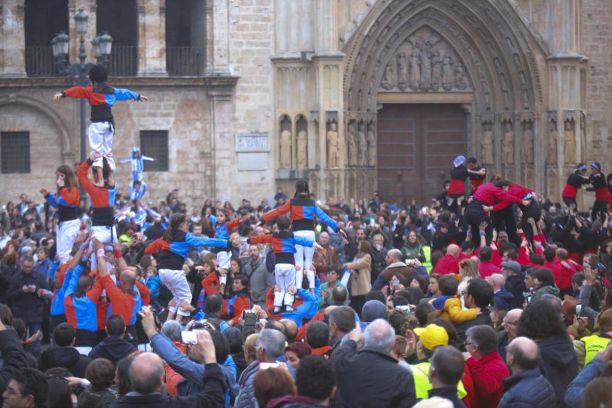 Concentración de Escola Valenciana en València