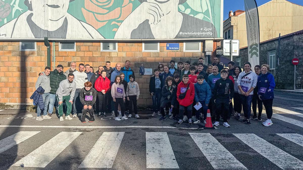 El Concello de O Rosal y el Atlético Novás rinden homenaje a Javi Díaz dando su nombre al pabellón de la localidad.