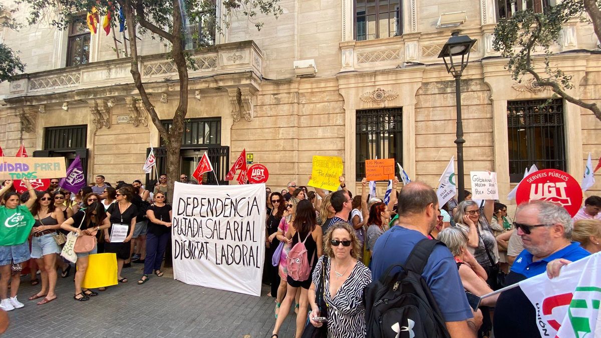 Los trabajadores han organizado varias protestas por las condiciones de es Pinaret