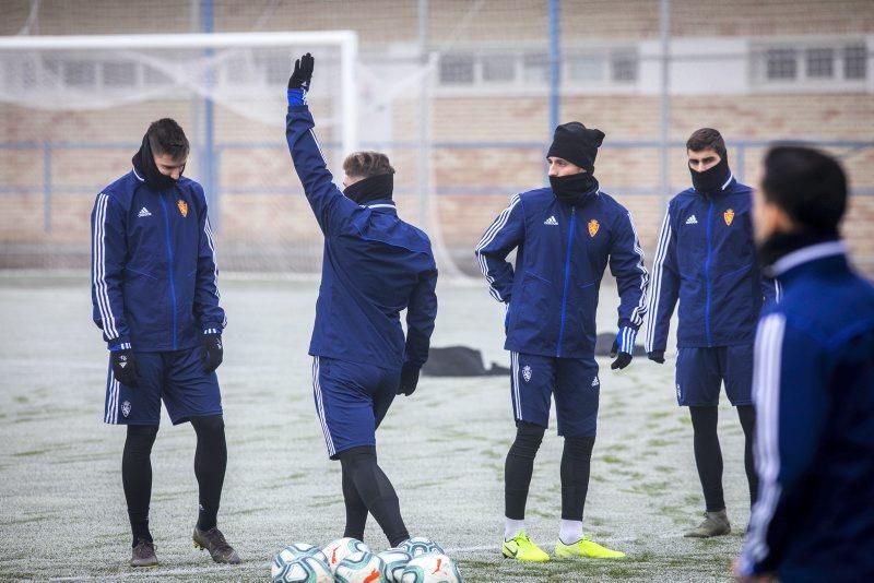 Entrenamiento del 13 de enero del Real Zaragoza