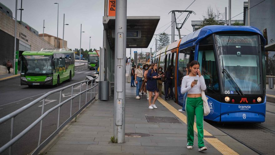 Pedro Martín, convinced that the Canary Islands will have a 50% subsidy for buses and trams in 2023
