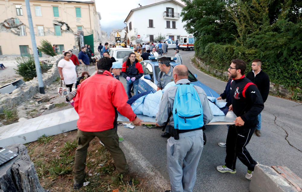 Un terratrèmol de 6,2 graus al centre d'Itàlia