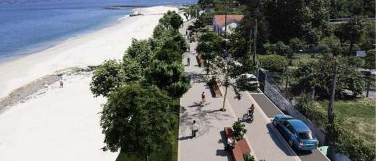 Propuesta para la recuperación del borde litoral de Portomaior y Agrelo.