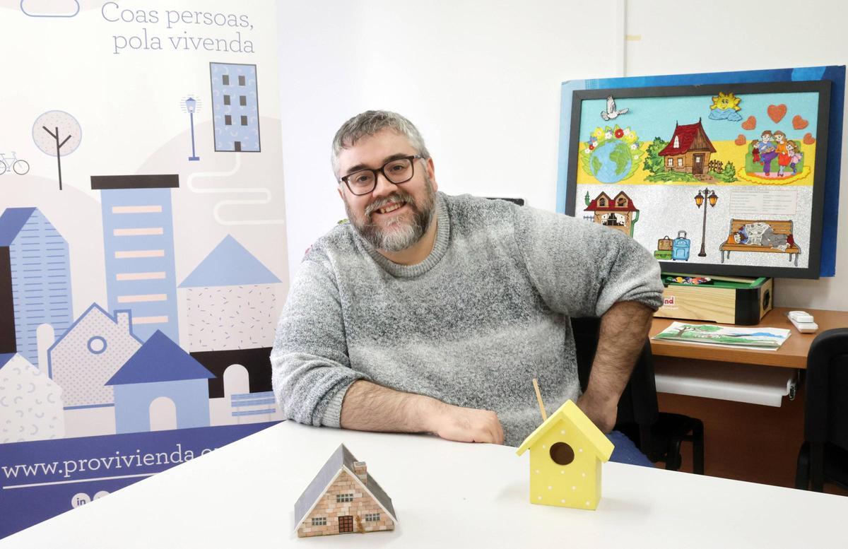 El técnico de participación de Provivienda 'Queco' Díaz.