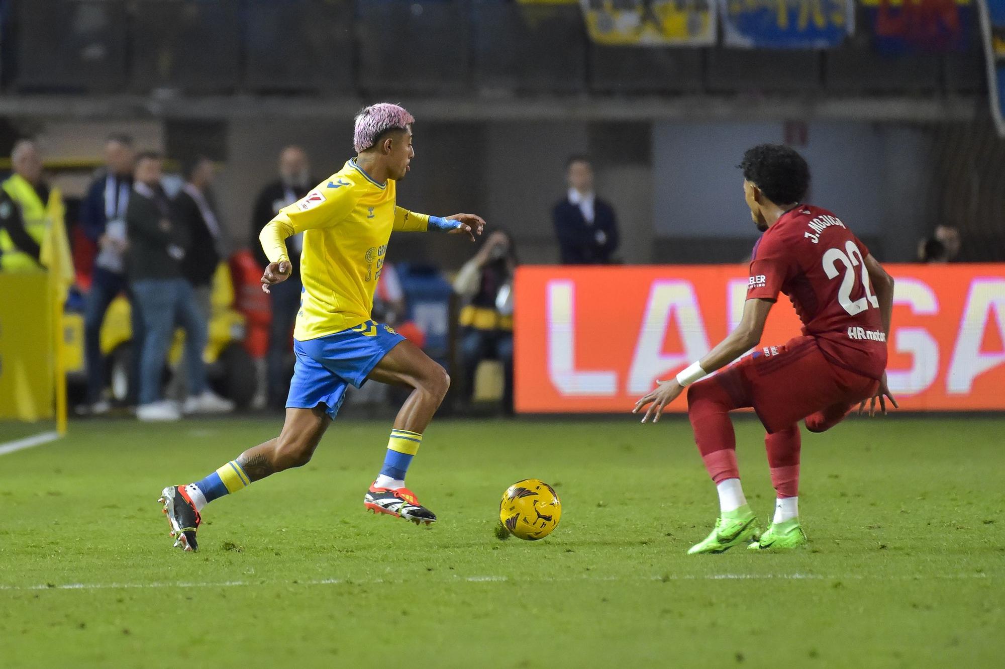 El partido UD Las Palmas-CA Osasuna, en imágenes