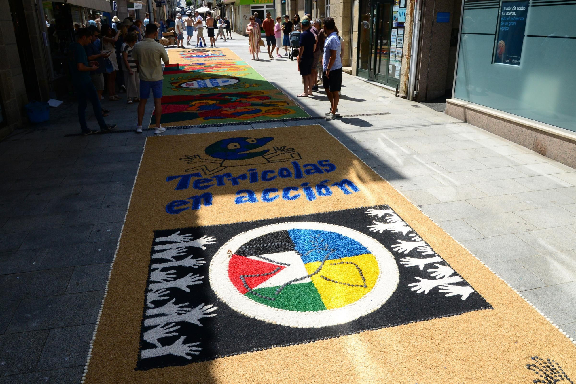 La fiesta de las alfombras florales del Corpus en Bueu (III)