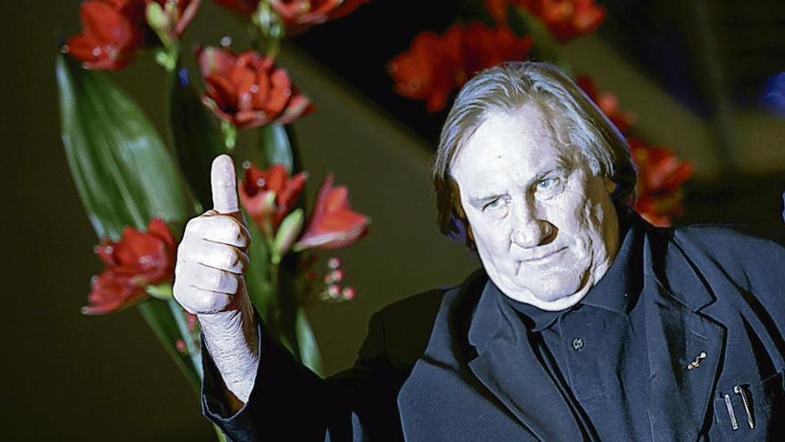 Depardieu, ayer. // Efe