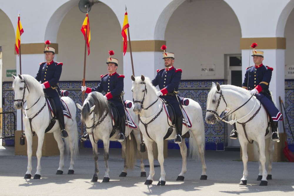 Recreaciones militares de época en el cuartel de la Alameda