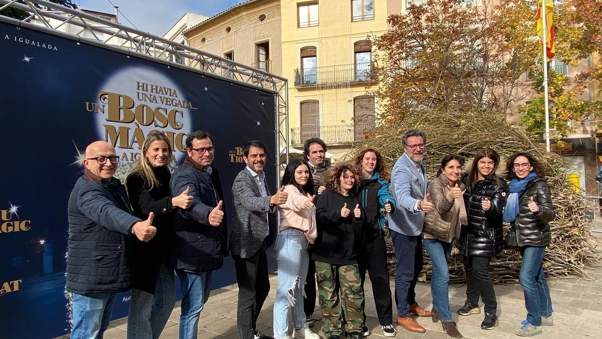 Els representants de la nova proposta per animar el Nadal a la capital de l&#039;Anoia