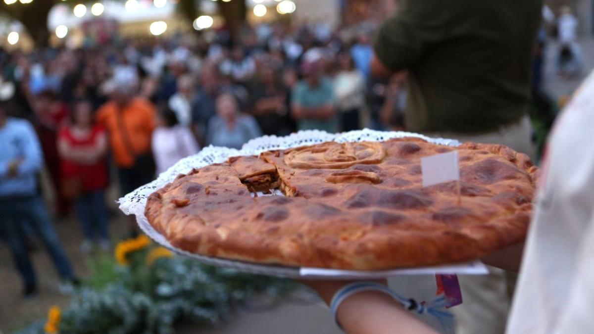 Una empanada tradicional gallega.