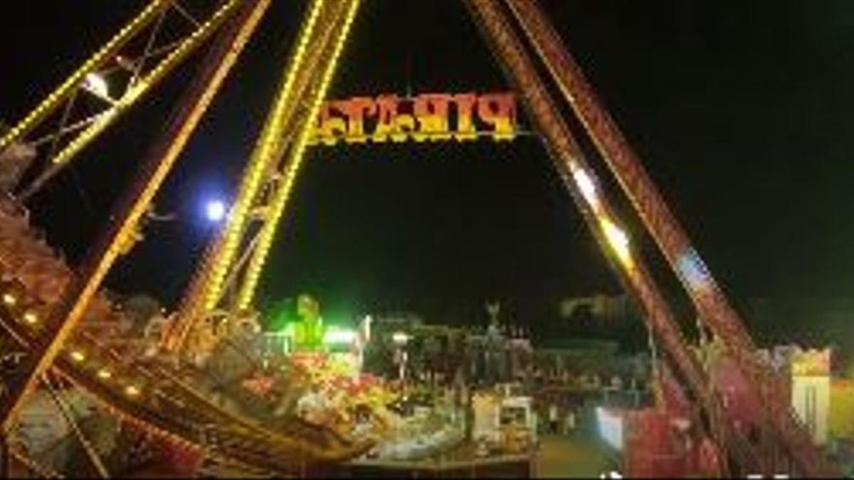 Imagen de archivo de una atracción de feria.