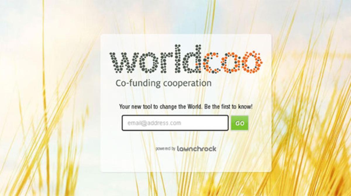 Pàgina d’inici de la plataforma Worldcoo.