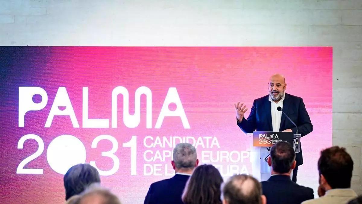 Jaime Martínez bei einer Präsentation der Kandidatur Palma 2031.
