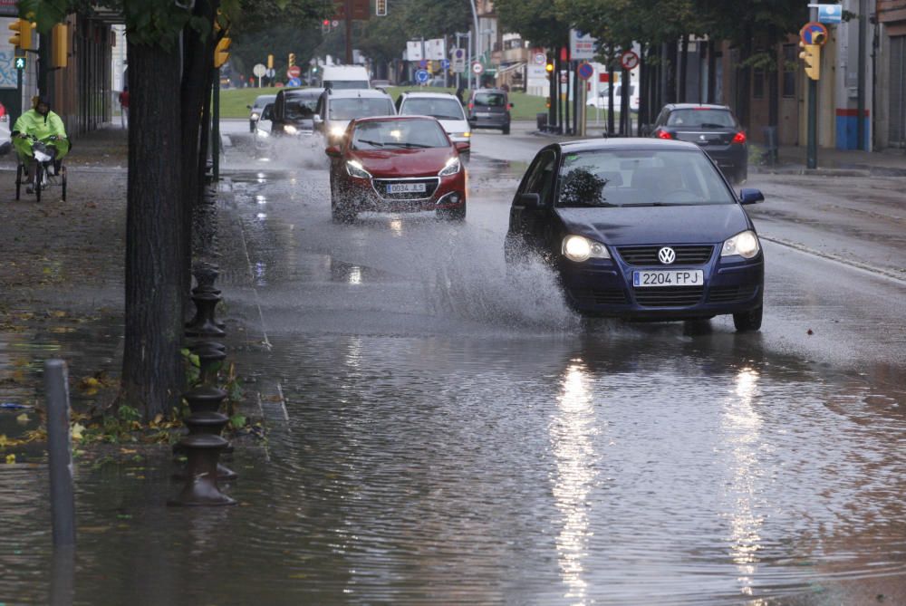 Efectes de la pluja a la ciutat de Girona