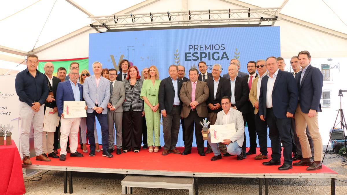 Certamen de la XXIV edición de los Premios Espiga de Caja Rural de Extremadura celebrado en Fuente del Maestre.