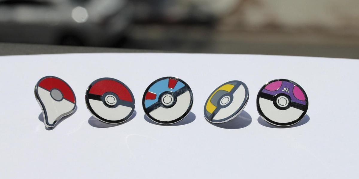 Pins Pokeball y Pokémon Go! (13,94 euros)