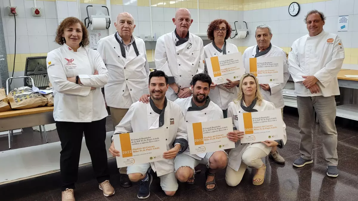 Els cinc finalistes del Concurs Millor Pa de Pagès Català 2022