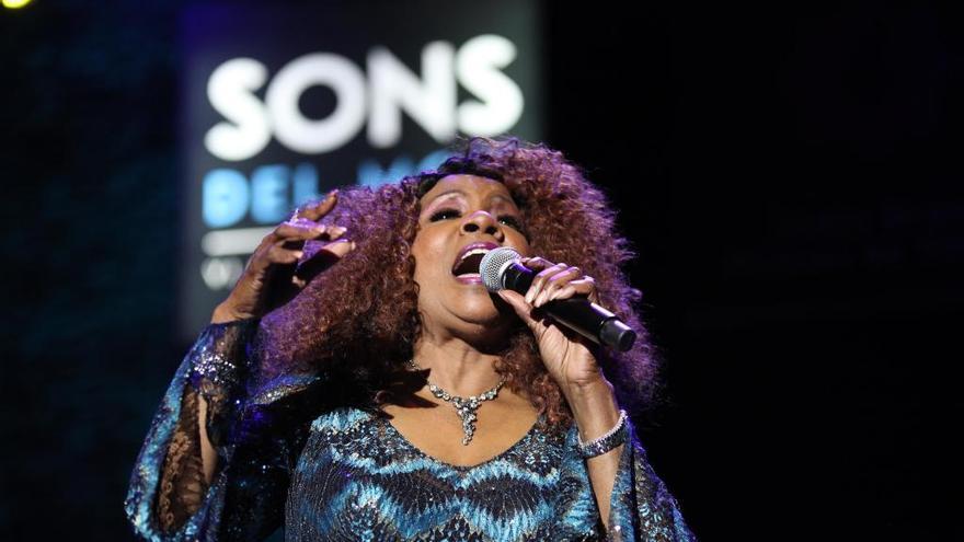 L&#039;actuació de Gloria Gaynor a la Ciutadella de Roses.