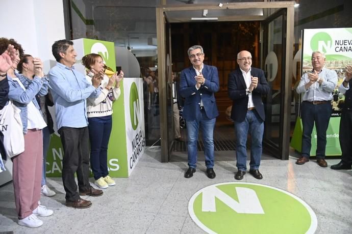 Noche electoral en Nueva Canarias, con euforia por los buenos resultados