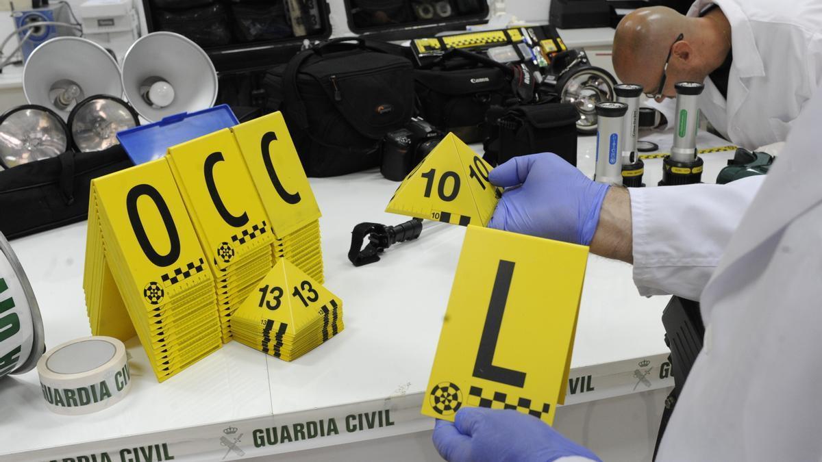 Integrantes de la Policía Judicial de la Guardia Civil de Castellón en una imagen de archivo.