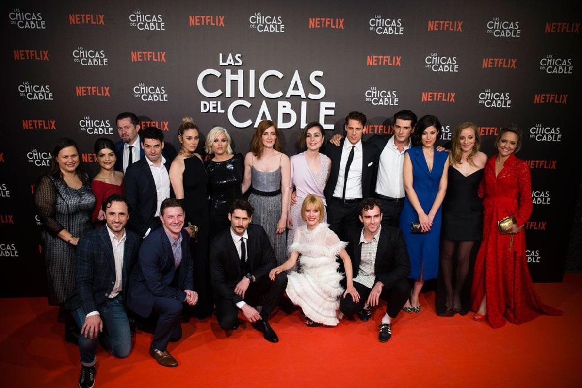 Estreno de 'Las chicas del cable' en Madrid