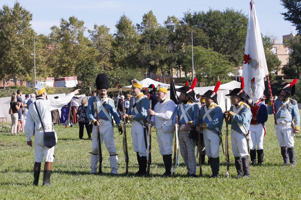 Recreació d''una batalla dels setges napoleònics a Fontajau