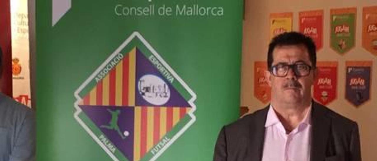 Miquel Jaume, presidente del Palma Futsal.