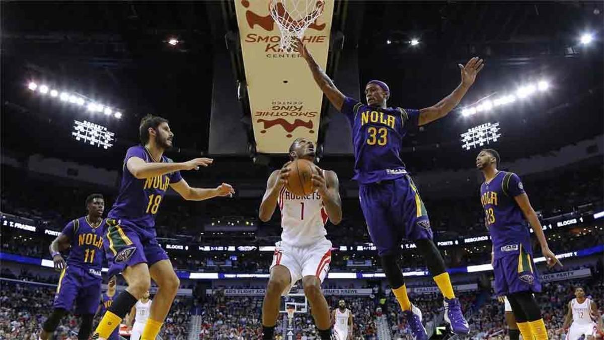 Los Houston Rockets ganaron a los Pelicans