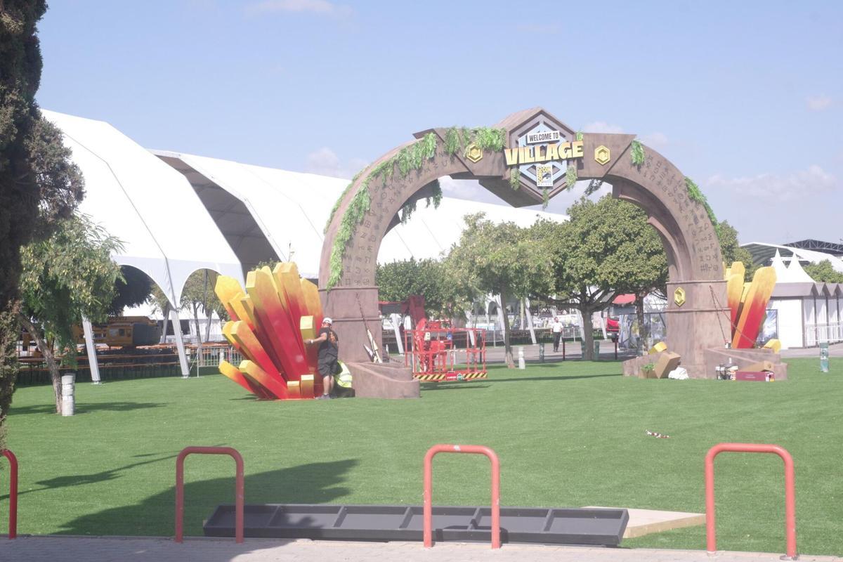 Preparativos para la San Diego Comic-Con Málaga en el Palacio de Ferias de Málaga Preparativos para la San Diego Comic-Con Málaga en el Palacio de Ferias de Málaga