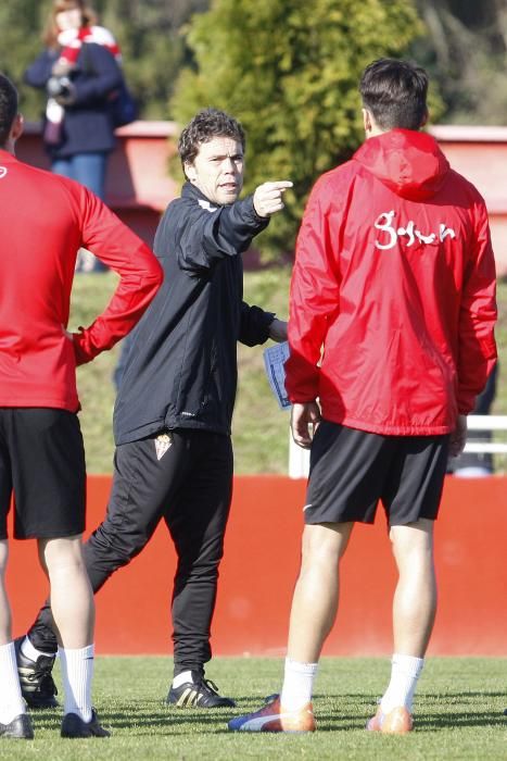 Entrenamiento del Sporting