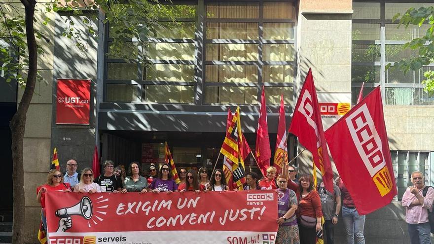 Els sindicats exigeixen a la patronal del comerç gironí que torni a la negociació del conveni, caducat des de desembre