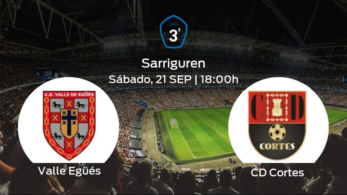 Jornada 5 de la Tercera División: previa del duelo Valle Egüés - Cortes