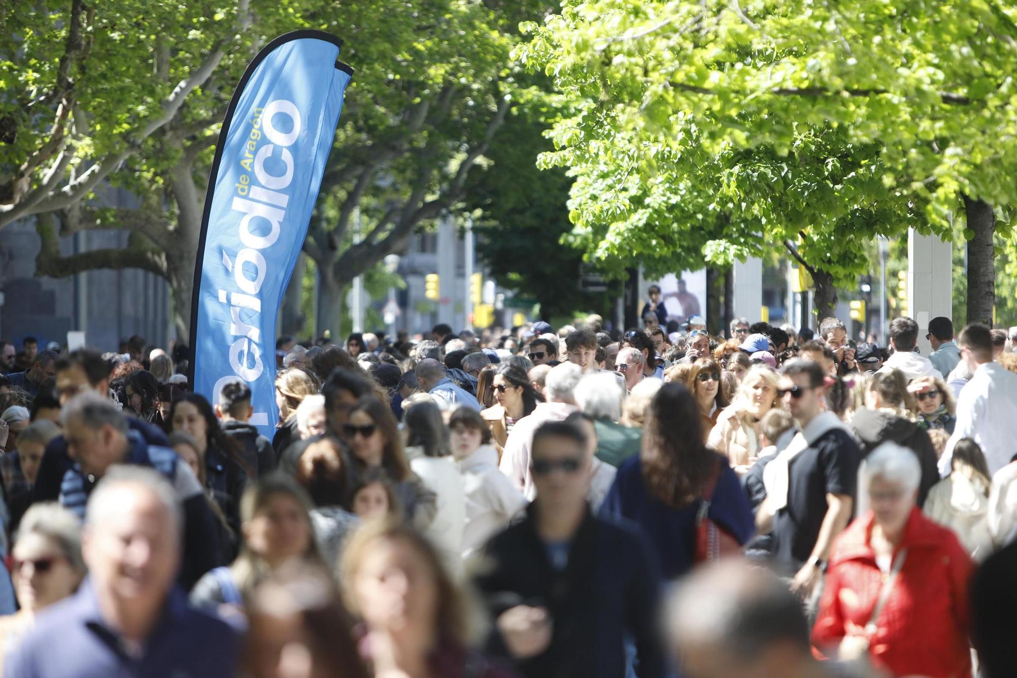 En imágenes | Multitudinario Día del Libro en el centro de Zaragoza