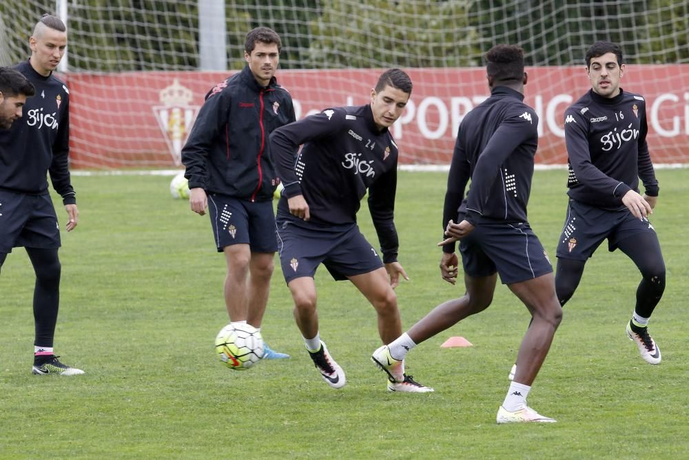 Entrenamiento del Sporting