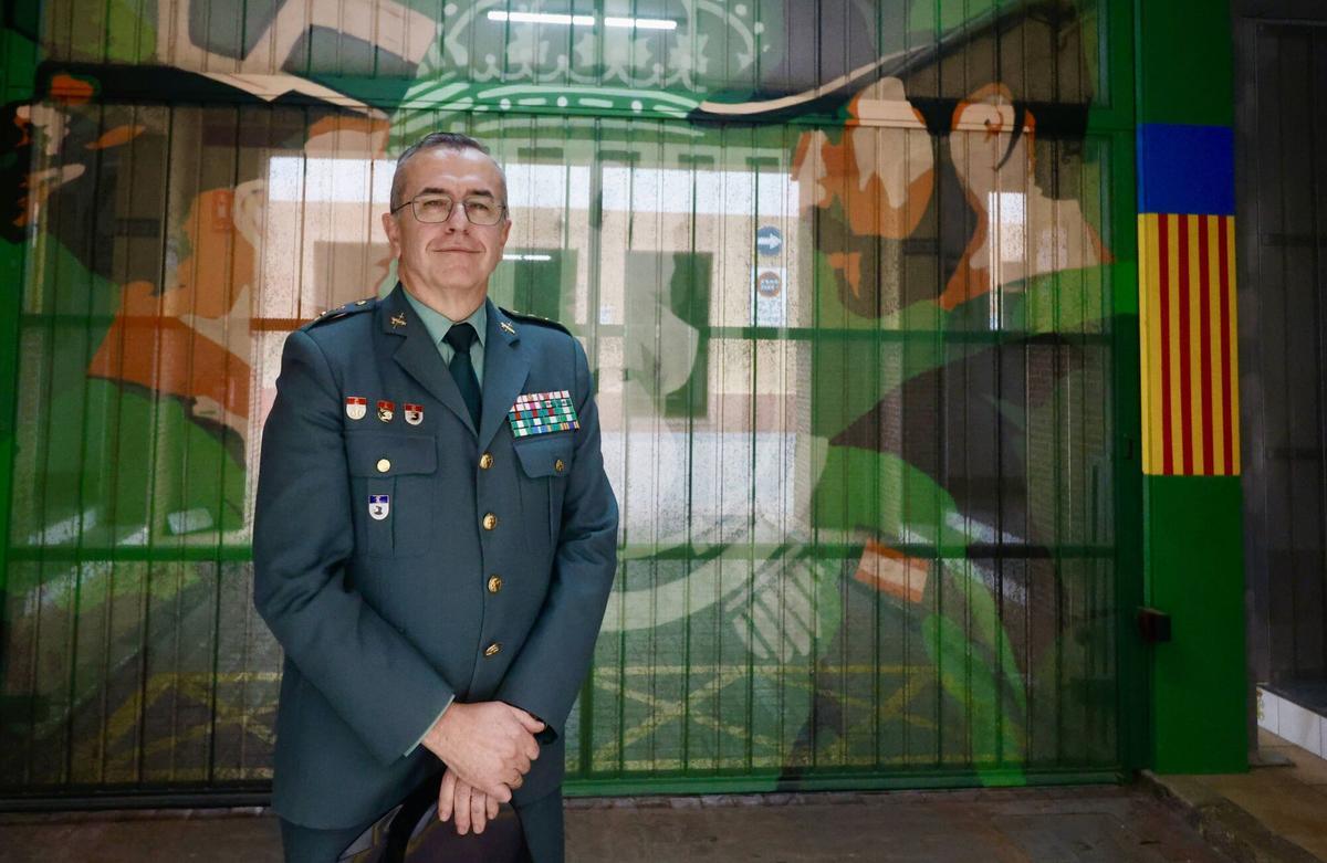 Valencia. Entrevista general José Antonio Fernández de Luz, jefe de la VI Zona de València. Es el máximo responsable de la Guardia Civil en la C. Valenciana VLC