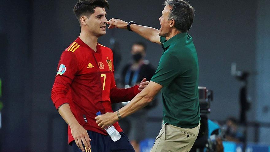 Morata se redime solo en parte