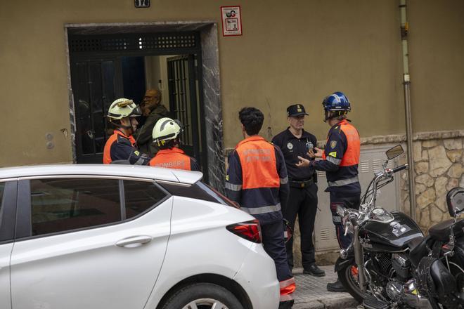 Derrumbe en Palma: desalojan un edificio del barrio de Foners