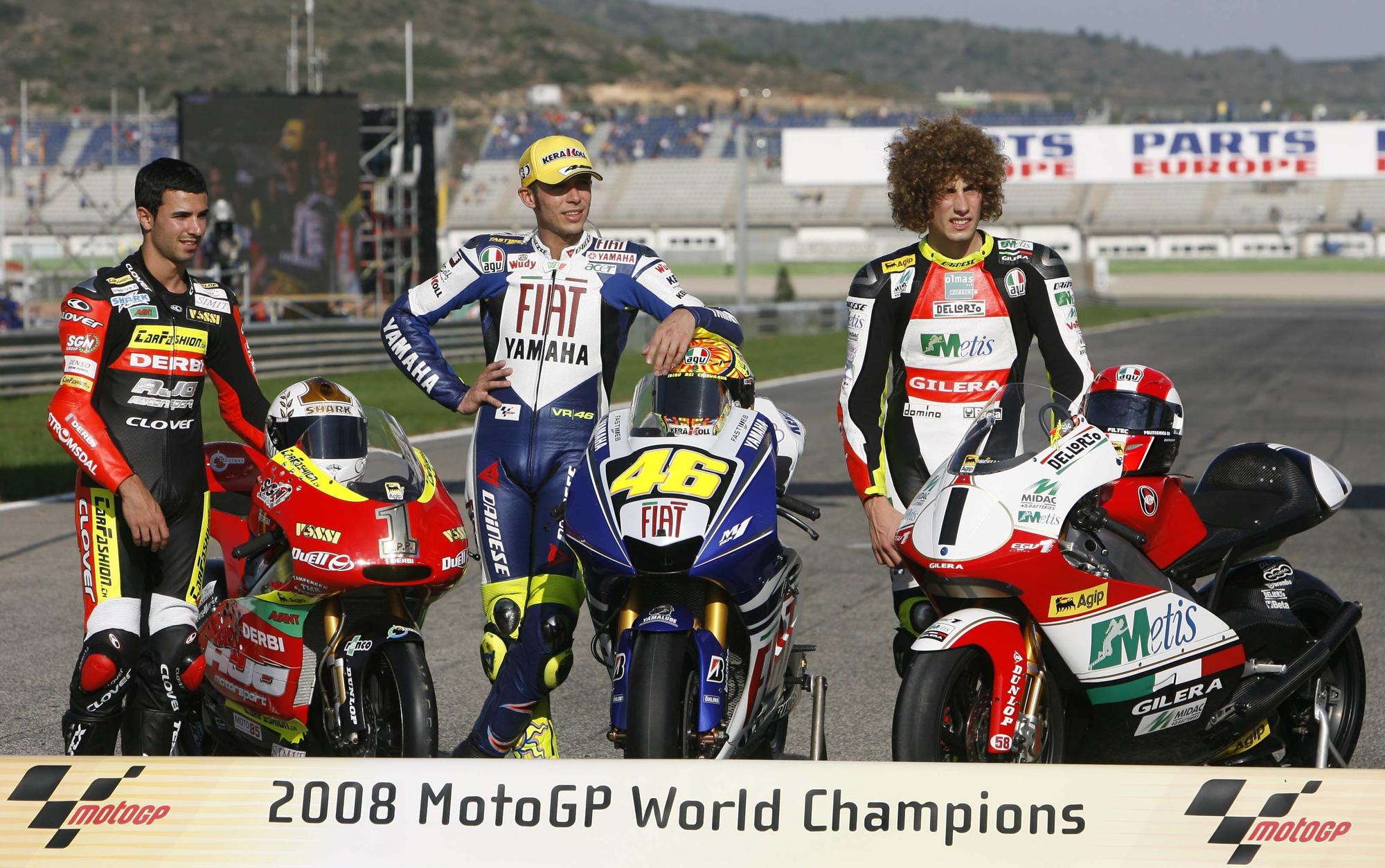 Campeones del mundo en el Gran Premio de la Comunitat Valenciana a lo largo de su historia