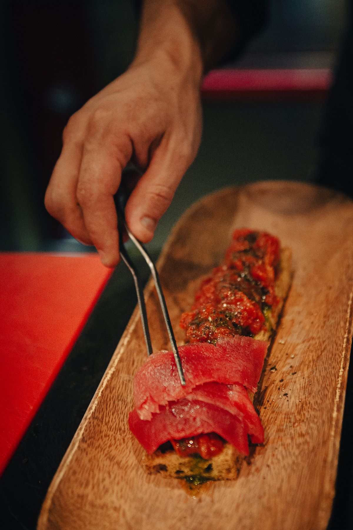 Así es y esto se come en el restaurante Open de Alicante