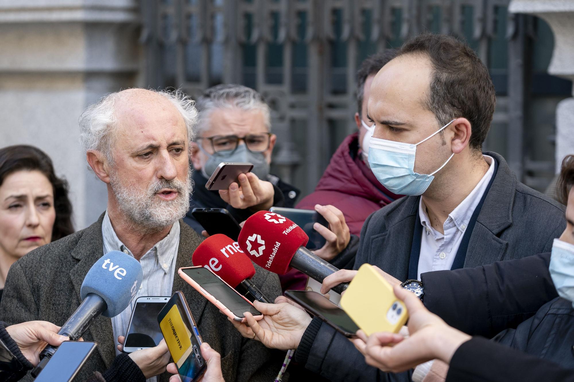 Luis y Cueto y José Manuel Calvo en Cibeles